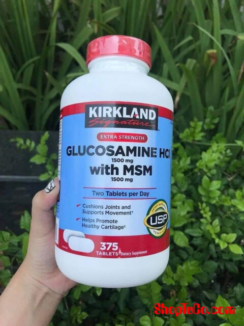 Glucosamine Kirkland giảm thoái hóa khớp