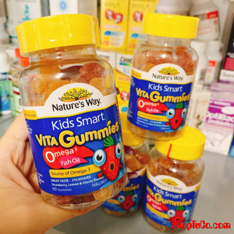 Kẹo dẻo Nature's Way kids smart Vita Gummies Omega3 Fish Oil