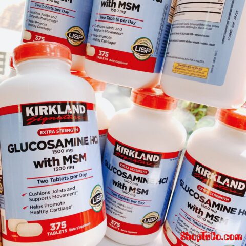 Bôi trơn giảm thoái hóa khớp Glucosamine Kirkland